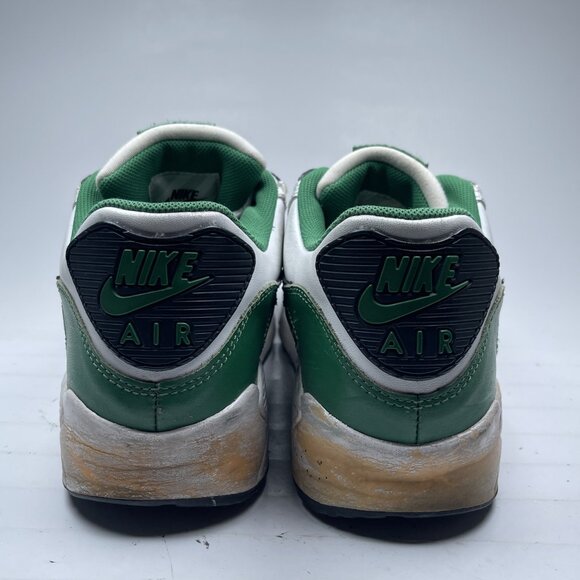 Y2K Nike Air Max 90 Premium White Black Pine Green 11 Men 313650-101 Read* - Picture 3 of 16
